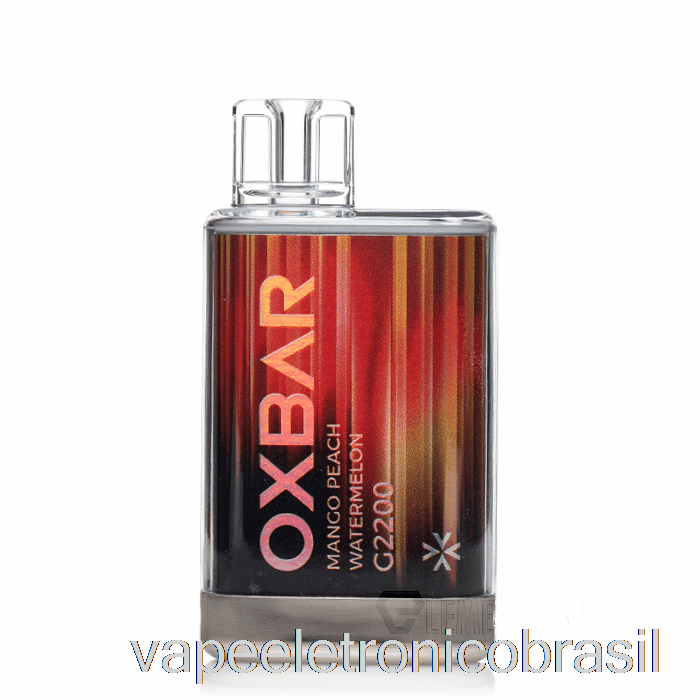 Vape Eletrônico Oxbar G2200 Descartável Manga Pêssego Melancia
